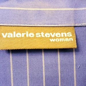 Executive Women's Pin-Stripe Silk Top